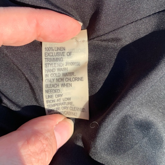 Romantic Embroidered Linen Midi Dress - Picture 8 of 9